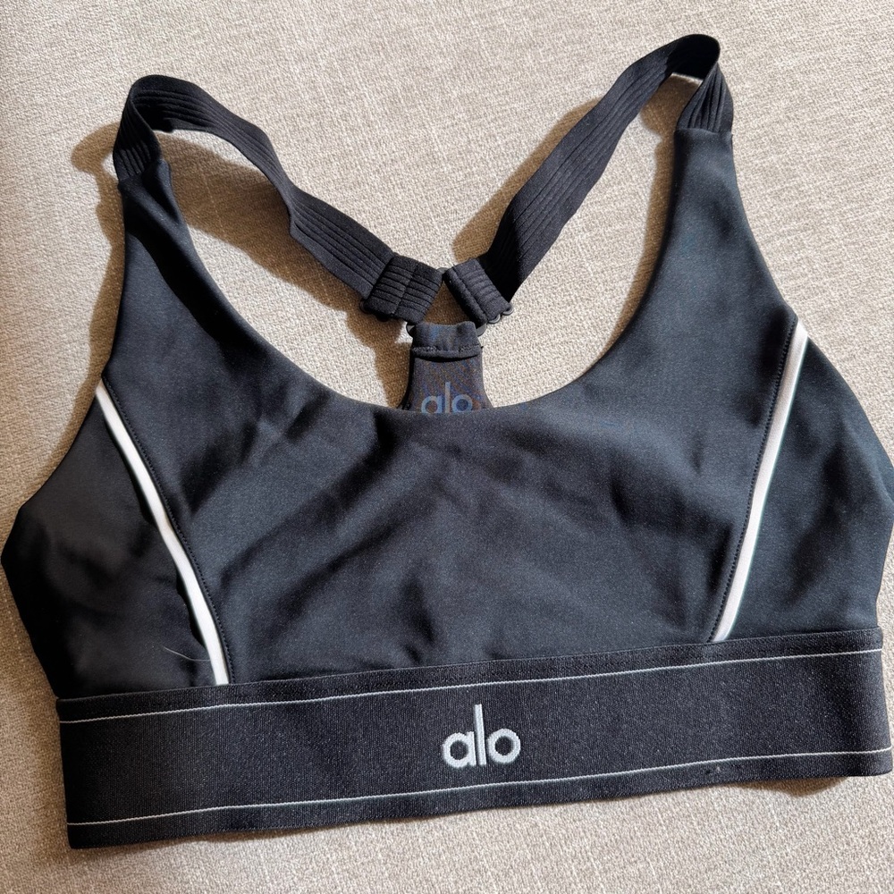 ALO Yoga Black Sports Bra